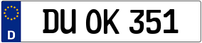 Truck License Plate